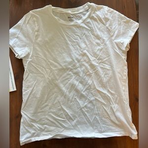 Madewell basic white tee